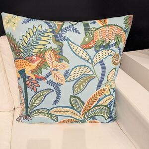 Tropical Print Decorative Pillow